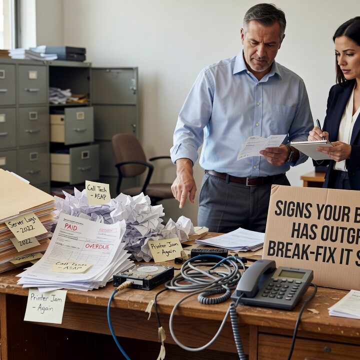 Signs Your Business Has Outgrown Break Fix IT Support Featured Image Learn the warning signs that your growing business needs proactive IT management instead of reactive break-fix support to prevent costly downtime.
