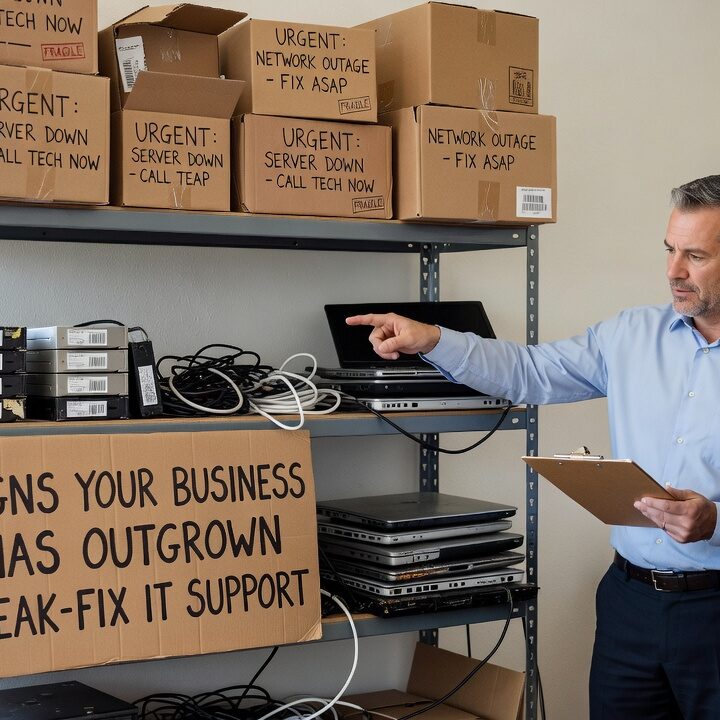 Recurring IT problems, unpredictable costs, and no security oversight are clear signs your business has outgrown break-fix IT support. Here's what to look for.