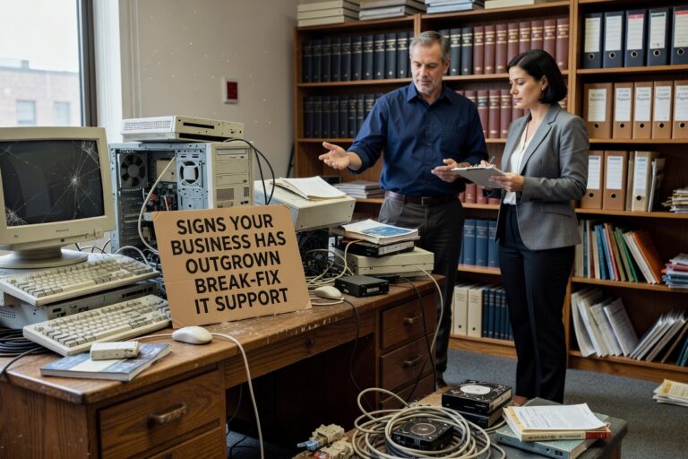 Signs Your Business Has Outgrown Break-Fix IT Support Featured Image Learn the key signs your business has outgrown break-fix IT support and what a more proactive approach can mean for your operations.