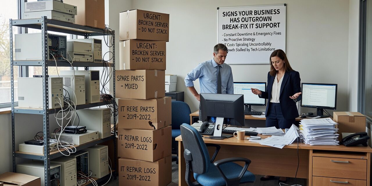 Signs Your Business Has Outgrown Break-Fix IT Support Featured Image Still using break-fix IT support? Learn the key signs your business has outgrown it and what that means for your operations and risk.