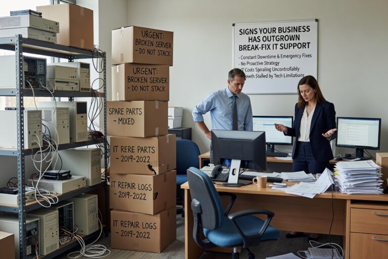 Still using break-fix IT support? Learn the key signs your business has outgrown it and what that means for your operations and risk.