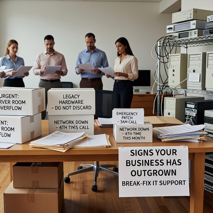 Signs Your Business Has Outgrown Break-Fix IT Support Featured Image Recurring IT problems, unpredictable costs, and security gaps are signs your business has outgrown break-fix IT support. Here's how to recognize the shift.