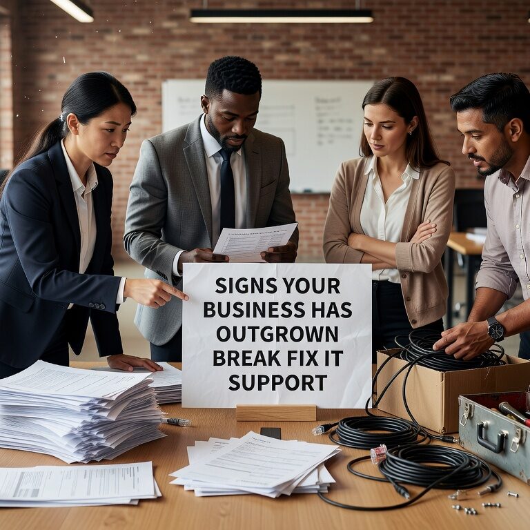 Discover key warning signs that your growing business needs proactive IT support instead of reactive break-fix services for better security and reliability.