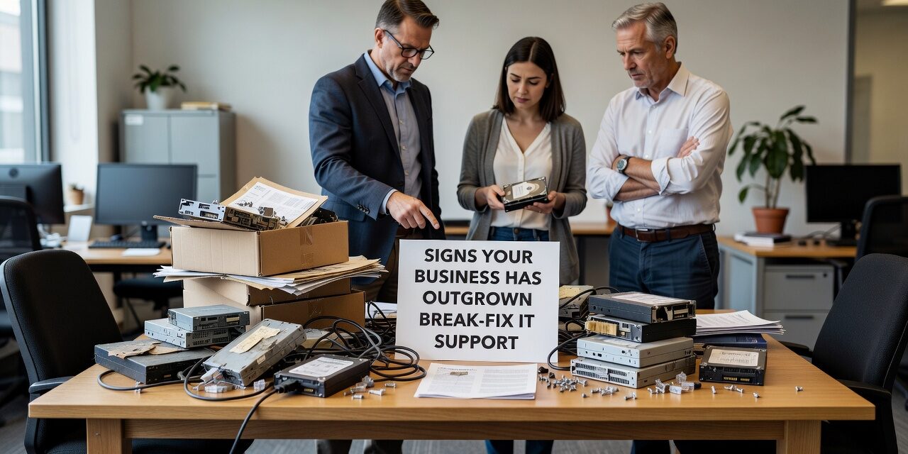 Still using break-fix IT support? Here are the clearest signs your business has outgrown it — and what to consider instead.