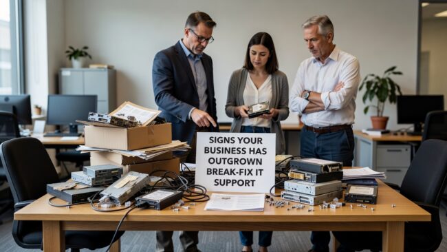 Still using break-fix IT support? Here are the clearest signs your business has outgrown it — and what to consider instead.