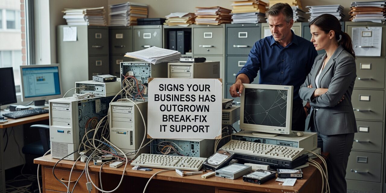 Seeing recurring IT problems, unplanned downtime, or no clear IT strategy? These are signs your business has outgrown break-fix IT support.