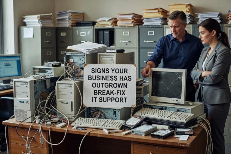 Signs Your Business Has Outgrown Break-Fix IT Support Featured Image Seeing recurring IT problems, unplanned downtime, or no clear IT strategy? These are signs your business has outgrown break-fix IT support.