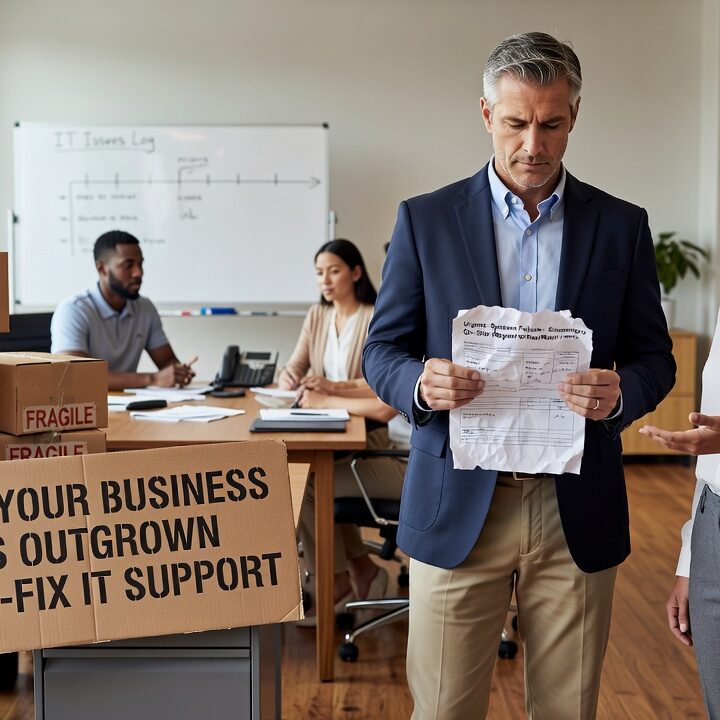 Seeing recurring IT problems, slow onboarding, or missing documentation? These are signs your business has outgrown break-fix IT support.