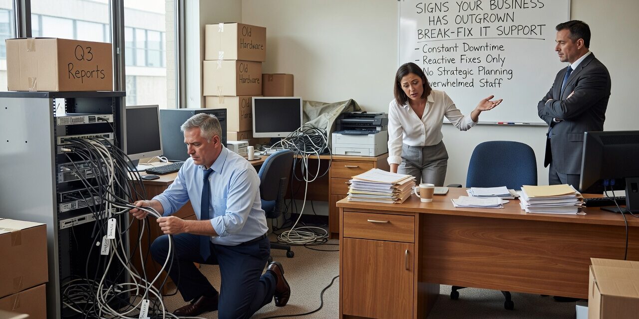 Learn the clear signs your business has outgrown break-fix IT support and what a more structured approach to IT could mean for your operations.