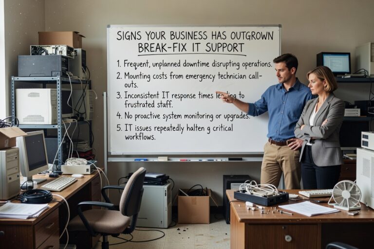 Signs Your Business Has Outgrown Break-Fix IT Support Featured Image Seeing the same IT problems repeat? Learn the signs your business has outgrown break-fix IT support and what to do about it.