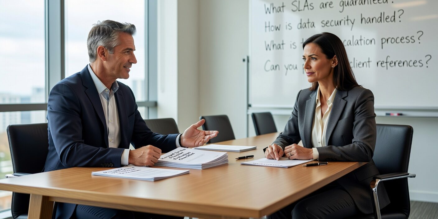 What to Ask Before Hiring a Managed Service Provider Featured Image Essential questions to ask potential IT providers about security, response times, contracts, and business continuity before making your decision.