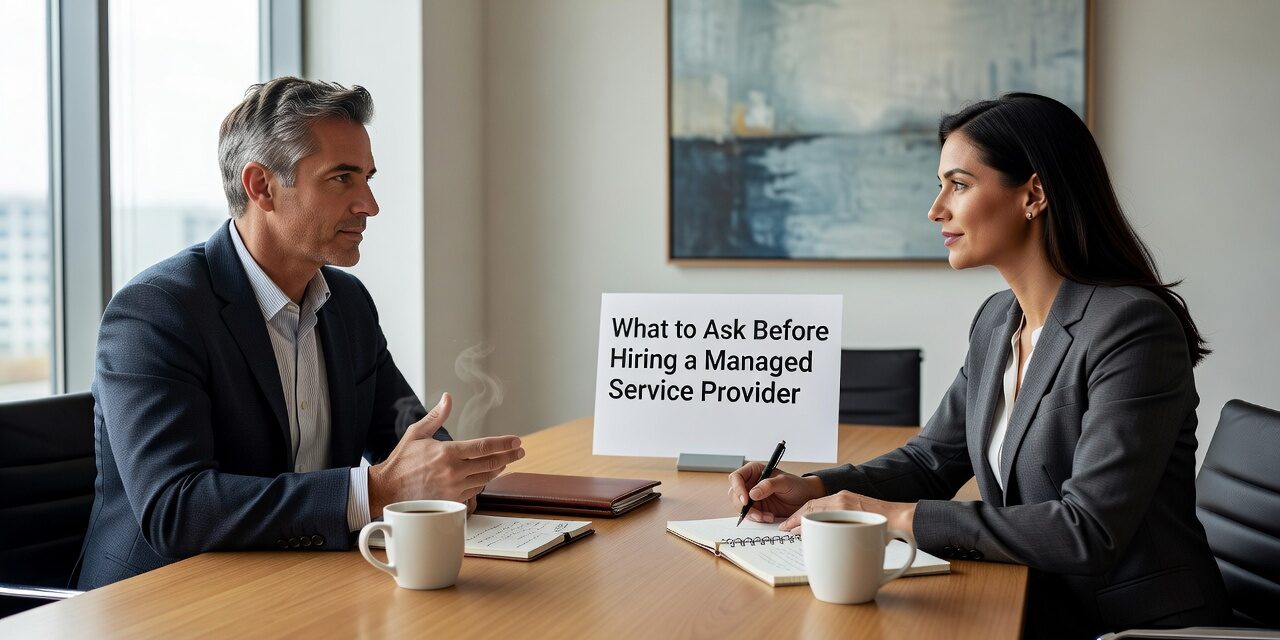 What to Ask Before Hiring a Managed Service Provider Featured Image Essential questions to ask managed service providers before signing a contract. Get clear answers on response times, costs, and service scope.