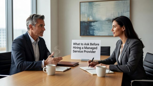 Essential questions to ask managed service providers before signing a contract. Get clear answers on response times, costs, and service scope.