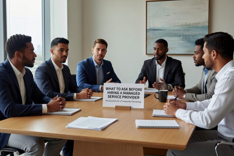 Before hiring a managed service provider, ask these practical questions about response times, backup testing, scope, and onboarding to avoid a costly mismatch.