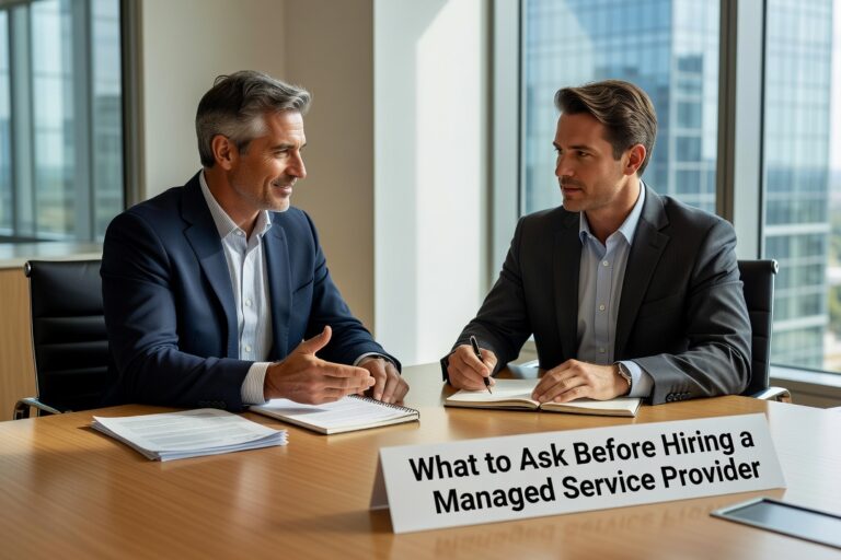 Know what to ask before hiring a managed service provider. A practical guide for business owners and operations teams evaluating IT support options.