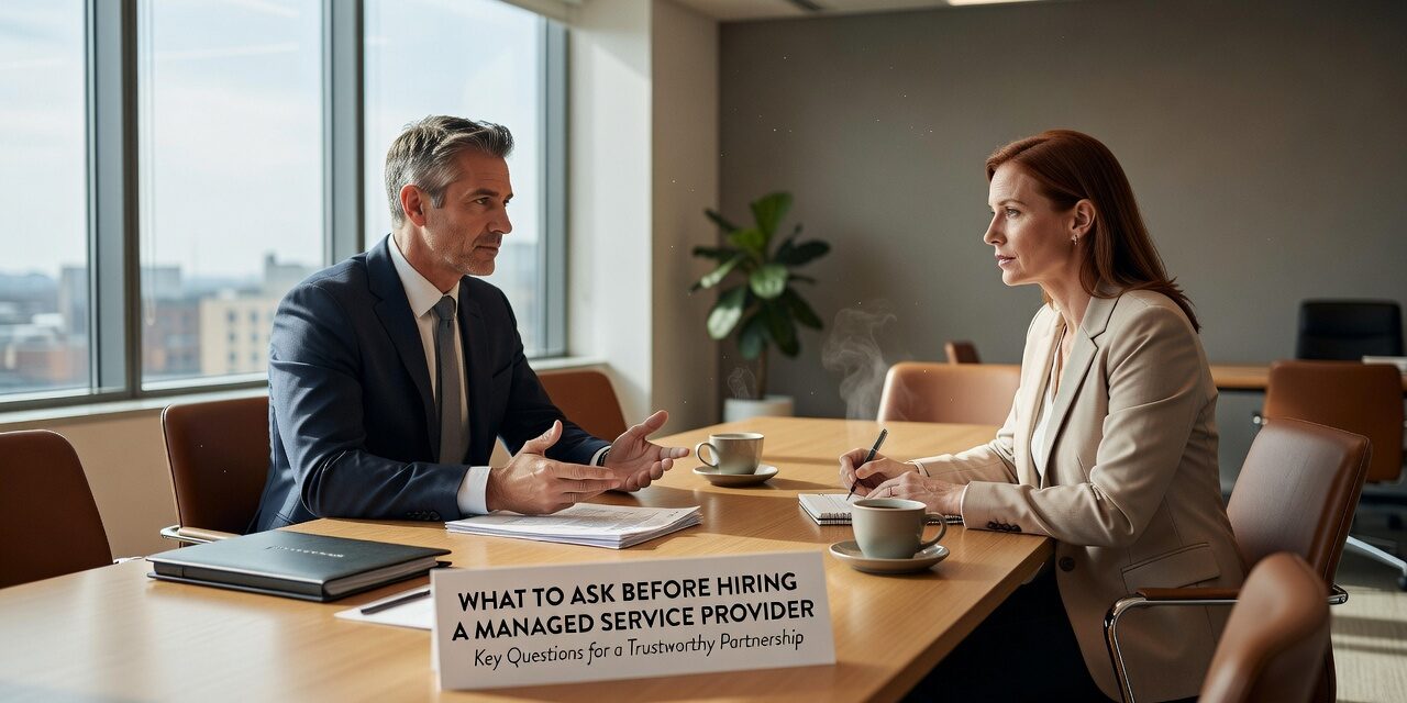 What to Ask Before Hiring a Managed Service Provider Featured Image Know what to ask before hiring a managed service provider. A practical guide for business owners and managers evaluating IT support options.