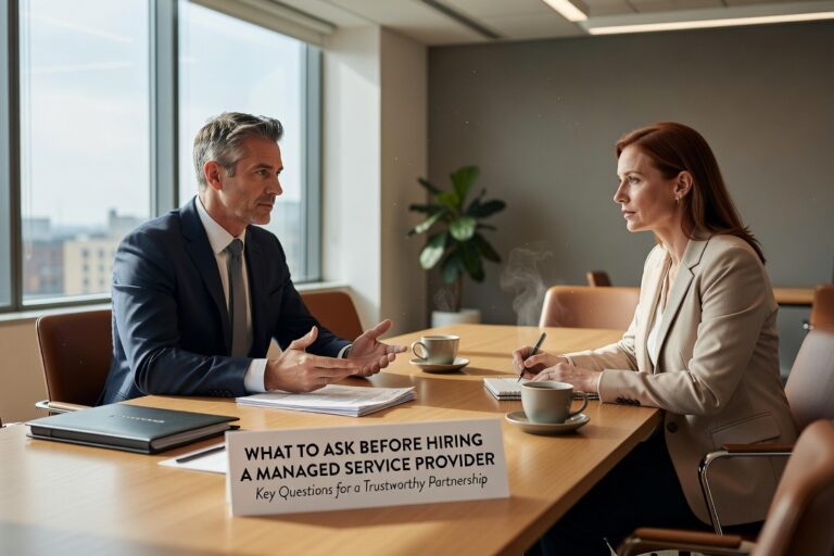What to Ask Before Hiring a Managed Service Provider Featured Image Know what to ask before hiring a managed service provider. A practical guide for business owners and managers evaluating IT support options.