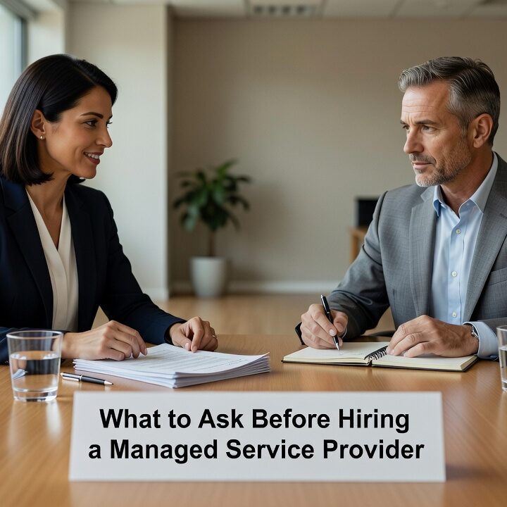 Hiring an IT provider? These questions help you evaluate scope, response times, security practices, and onboarding before you sign anything.