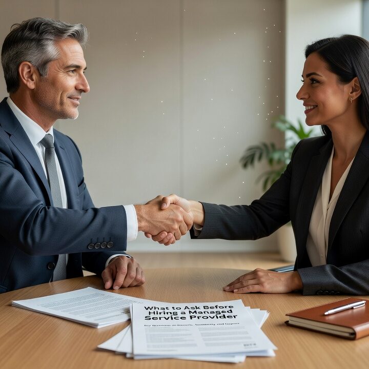 Know what to ask before hiring a managed service provider. A practical guide covering SLAs, onboarding, pricing, and red flags for business decision-makers.