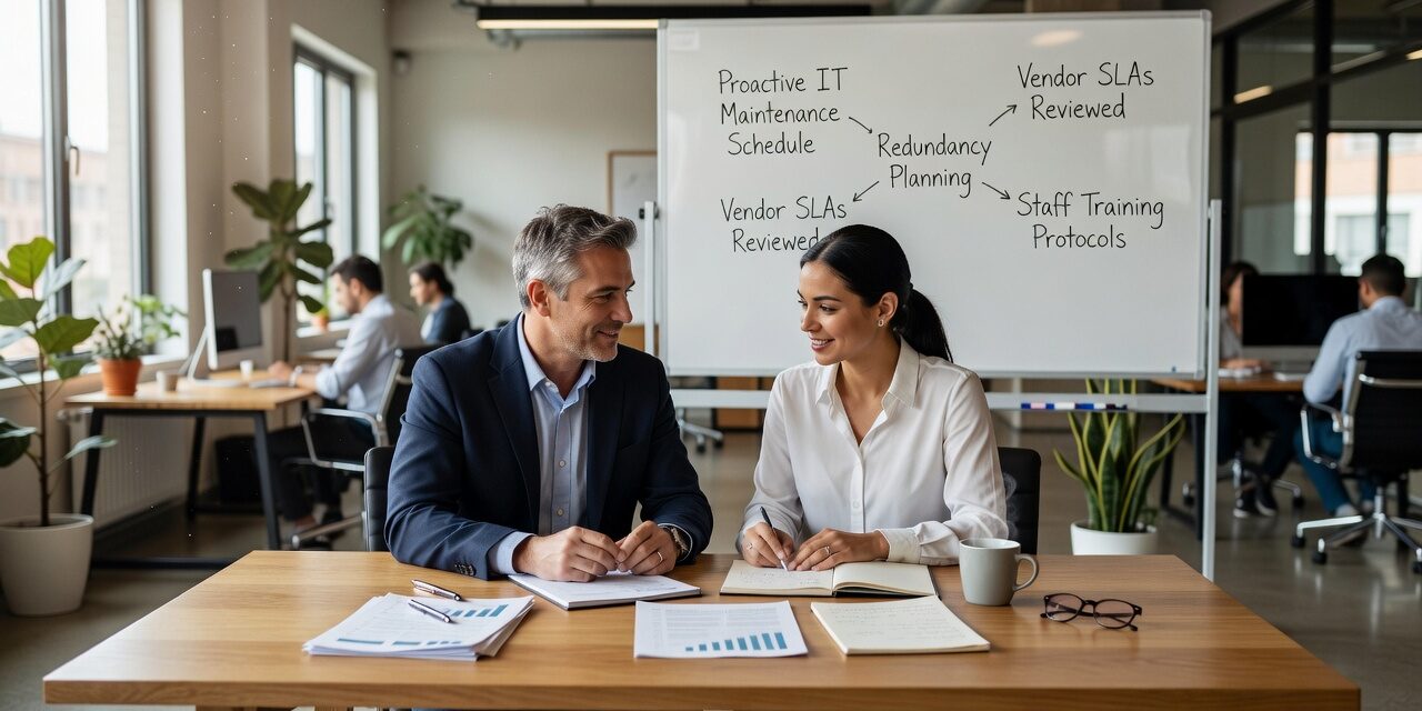 How to Reduce Business Downtime From IT Issues Featured Image Learn the real causes of IT downtime and what your business can do to prevent it — from backup gaps to vendor confusion to reactive support.