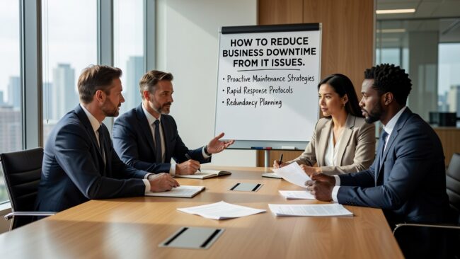 How to Reduce Business Downtime from IT Issues Featured Image Recurring IT issues and unplanned outages cost more than most businesses realize. Here's how to reduce downtime with practical IT support and maintenance habits.