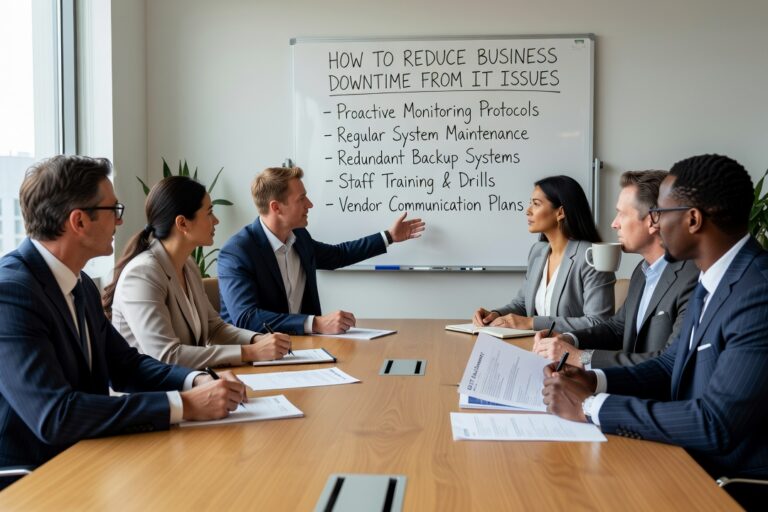 How to Reduce Business Downtime from IT Issues Featured Image Learn practical steps to reduce business downtime from IT issues, including common causes, what proactive monitoring prevents, and how to build IT reliability.