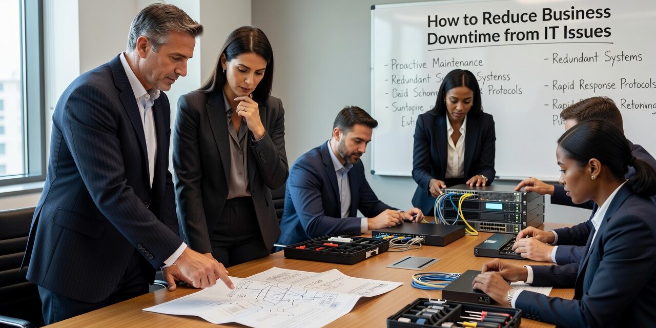 How to Reduce Business Downtime from IT Issues Featured Image Learn practical steps to reduce business downtime from IT issues — from backup testing to vendor consolidation and proactive network maintenance.