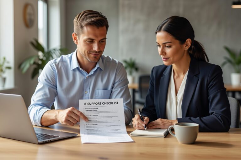 IT Support Checklist for Growing Businesses Featured Image Use this IT support checklist for growing businesses to find gaps in help desk, security, backups, and planning before they become costly problems.
