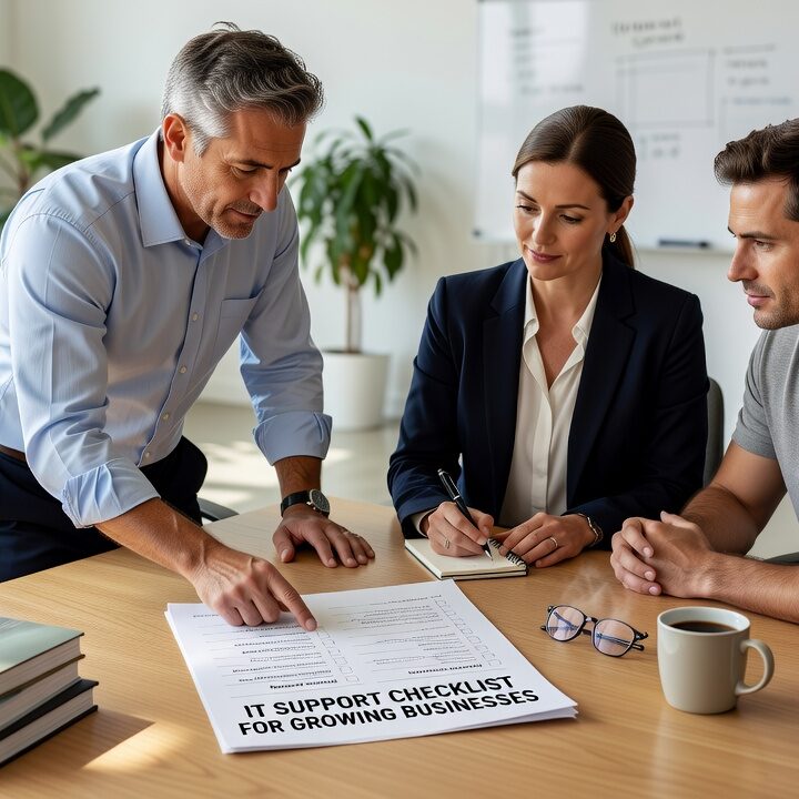 IT Support Checklist for Growing Businesses Featured Image Use this IT support checklist for growing businesses to find coverage gaps, improve network reliability, and strengthen your cybersecurity foundation.