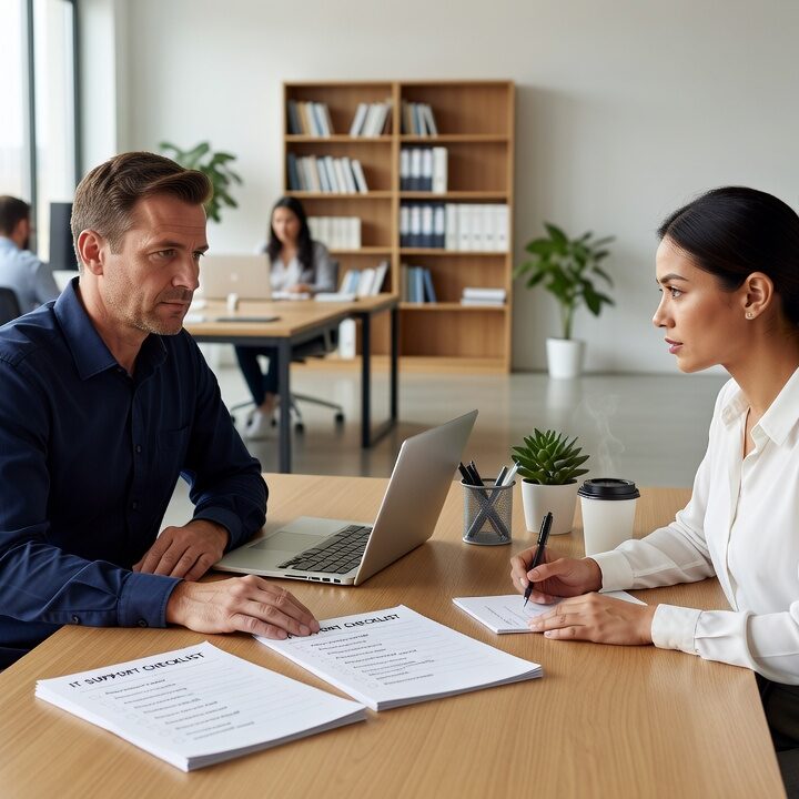 Use this IT support checklist to find coverage gaps before they cause downtime, security issues, or recovery failures at your growing business.