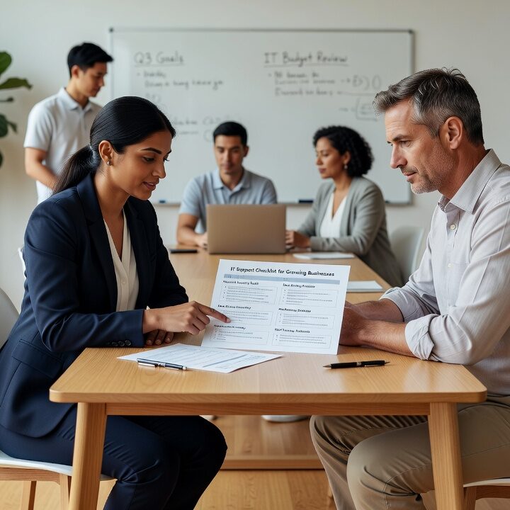 IT Support Checklist for Growing Businesses Featured Image A practical IT support checklist for growing businesses — covering backups, endpoints, vendors, and network gaps before they cause downtime.