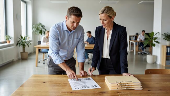 IT Support Checklist for Growing Businesses Featured Image A practical IT support checklist for growing businesses covering backups, cybersecurity, Microsoft 365, help desk, and office move planning.
