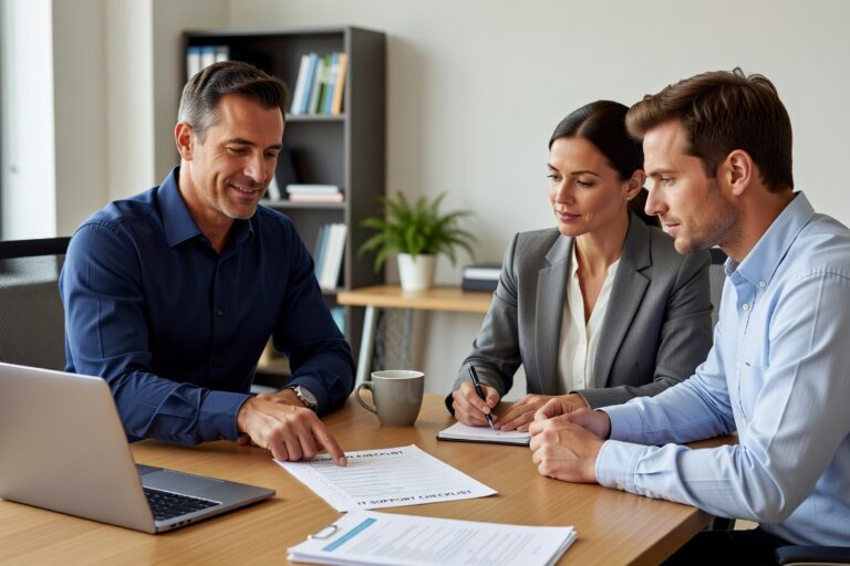 A practical IT support checklist for growing businesses — covering help desk, network reliability, backups, security basics, and vendor management.