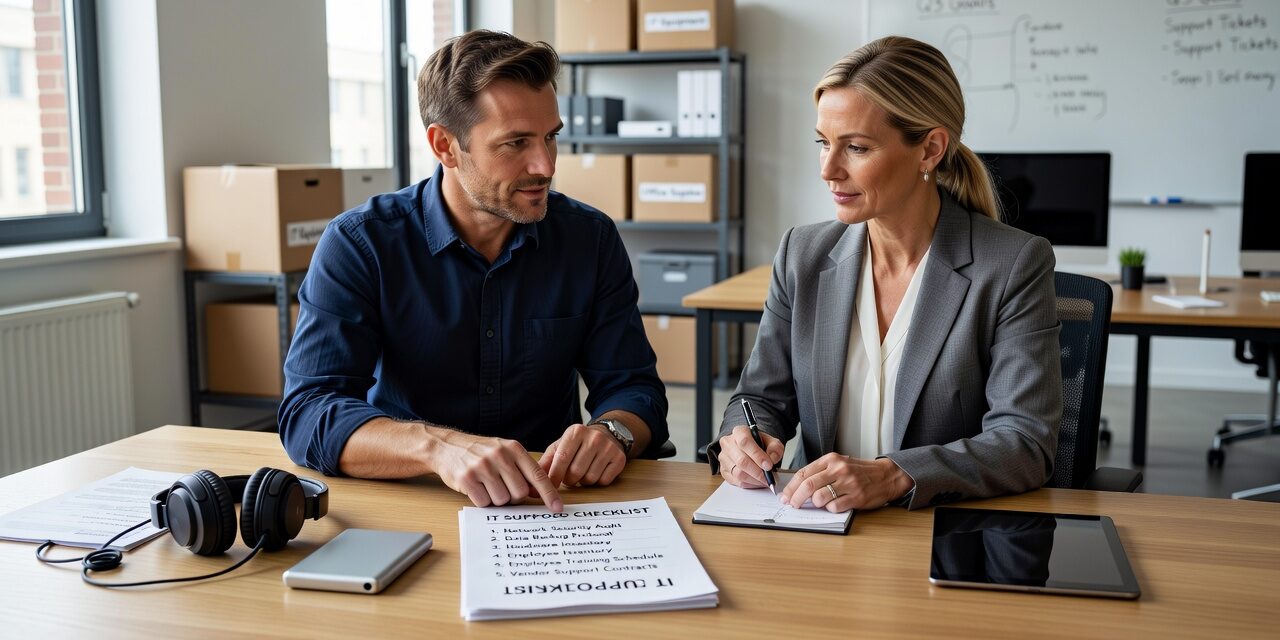 IT Support Checklist for Growing Businesses Featured Image Use this IT support checklist to find gaps in your systems, backups, security, and vendor coverage before they become costly problems.