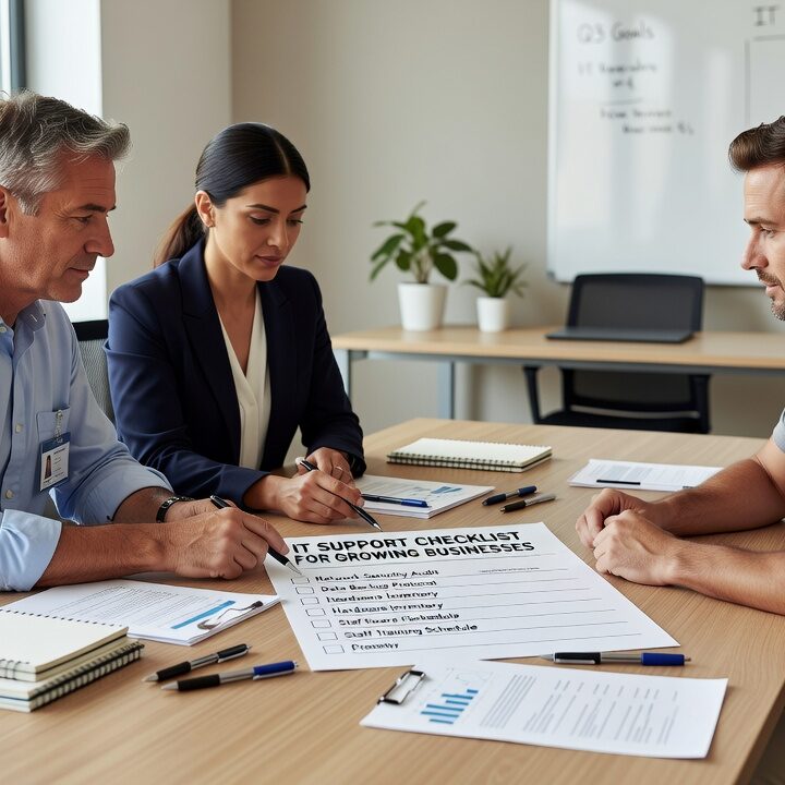 IT Support Checklist for Growing Businesses Featured Image Use this IT support checklist to identify gaps in backup, vendor management, help desk coverage, and network reliability before they become costly downtime.