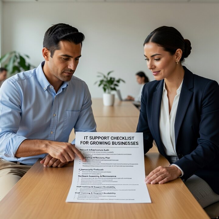 IT Support Checklist for Growing Businesses Featured Image Use this IT support checklist to find gaps in backup, help desk, vendor management, and security before they disrupt your growing business.