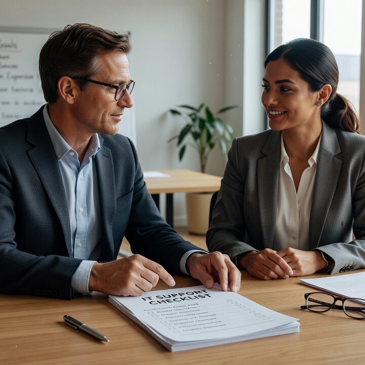 Use this IT support checklist for growing businesses to identify gaps in help desk coverage, backups, documentation, and proactive monitoring.