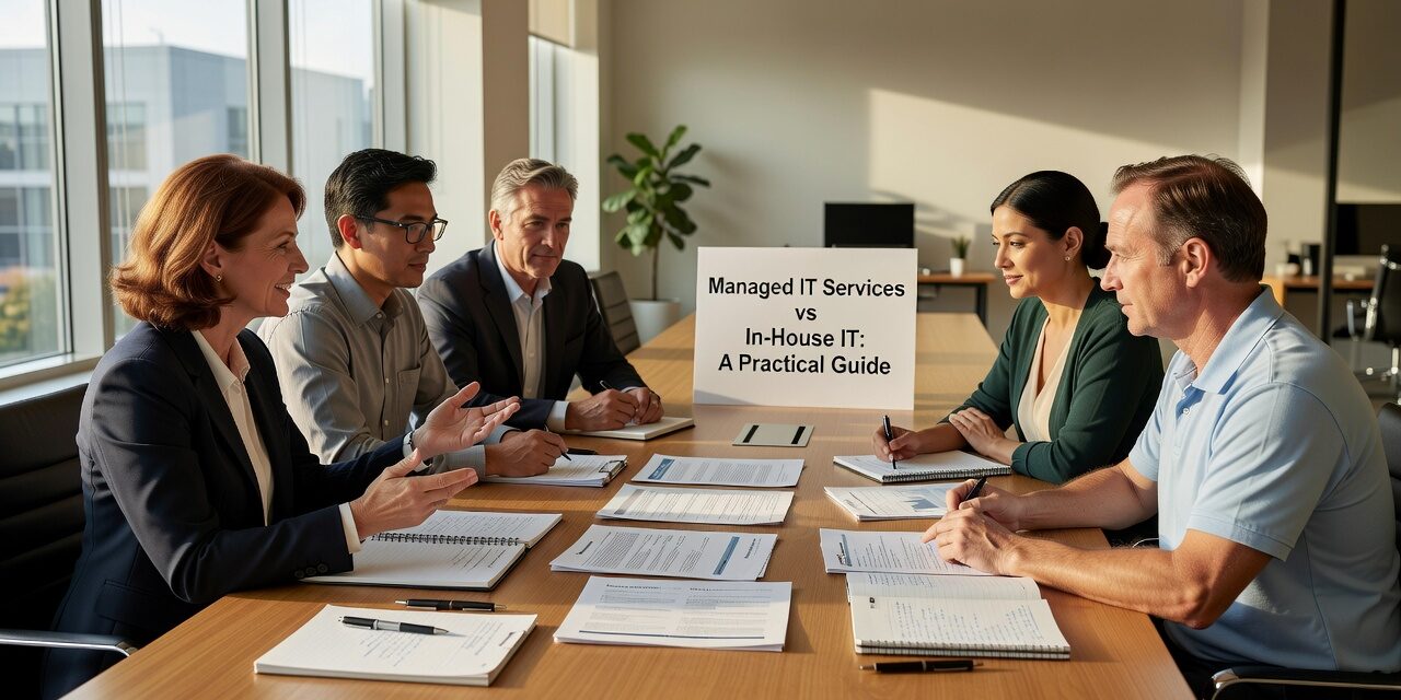 Managed IT Services vs In-House IT: A Practical Guide Featured Image Comparing managed IT services vs in-house IT? This plain-language guide covers real costs, coverage gaps, and how to decide what's right for your business.