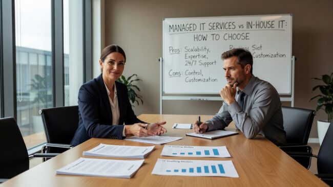 Comparing managed IT services vs in-house IT? This practical guide helps business owners weigh real costs, coverage gaps, and which model fits their needs.