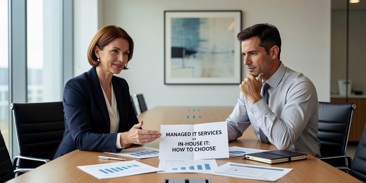 Managed IT Services vs In-House IT: How to Choose Featured Image Weighing managed IT services vs in-house IT? This guide breaks down real costs, coverage gaps, and how to make the right call for your business.
