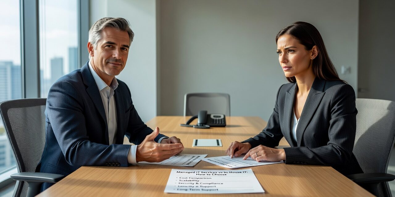 Managed IT Services vs In-House IT: How to Choose Featured Image Comparing managed IT services vs in-house IT? See the real cost, coverage gaps, and how to decide what's right for your growing business.