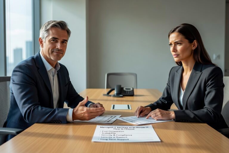Managed IT Services vs In-House IT: How to Choose Featured Image Comparing managed IT services vs in-house IT? See the real cost, coverage gaps, and how to decide what's right for your growing business.