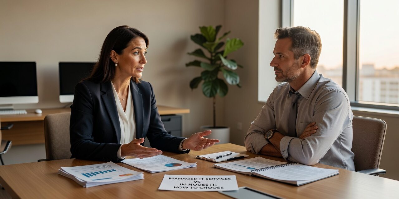 Managed IT Services vs In-House IT: How to Choose Featured Image Comparing managed IT services vs in-house IT? This practical guide breaks down how each model works, where both fall short, and how to choose what fits your business.