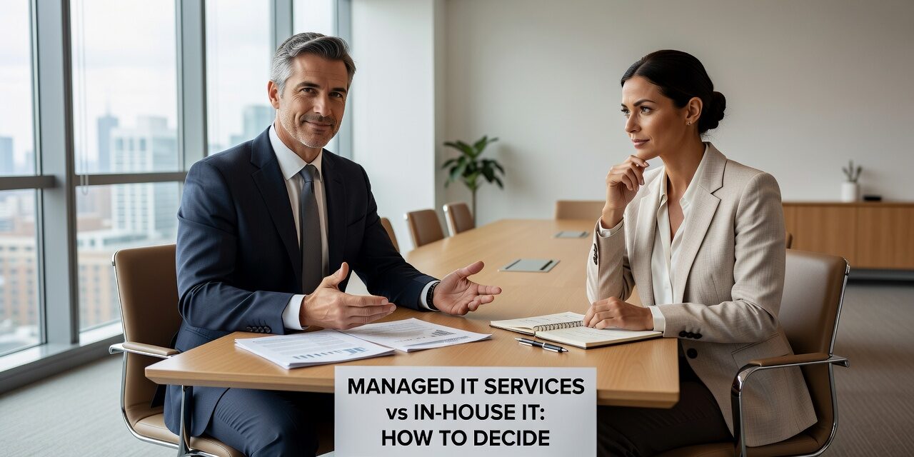 Comparing managed IT services vs in-house IT? This guide breaks down real costs, coverage gaps, and how to decide what model fits your business.