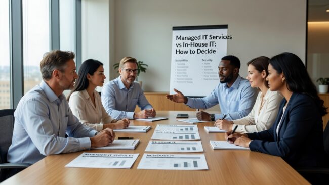 Comparing managed IT services vs in-house IT? Here's a practical breakdown to help business owners decide which model fits their operations and budget.