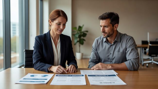 Managed IT Services vs In-House IT: How to Decide Featured Image Comparing managed IT services vs in-house IT? This guide breaks down the real operational differences to help you make a practical, informed decision.