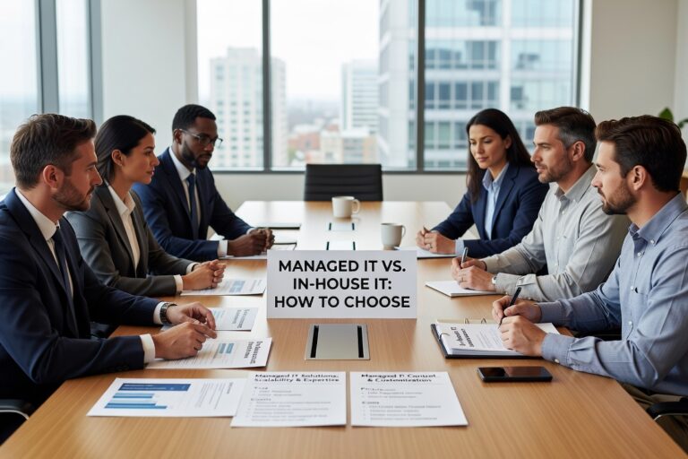 Weighing managed IT services vs. in-house IT? Compare real costs, coverage gaps, and decision factors for small and growing businesses.
