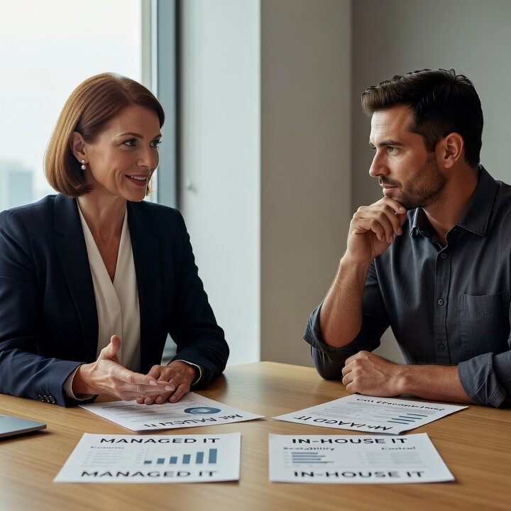 Weighing managed IT services vs in-house IT? See the real tradeoffs in cost, coverage, and risk before you decide which model fits your business.