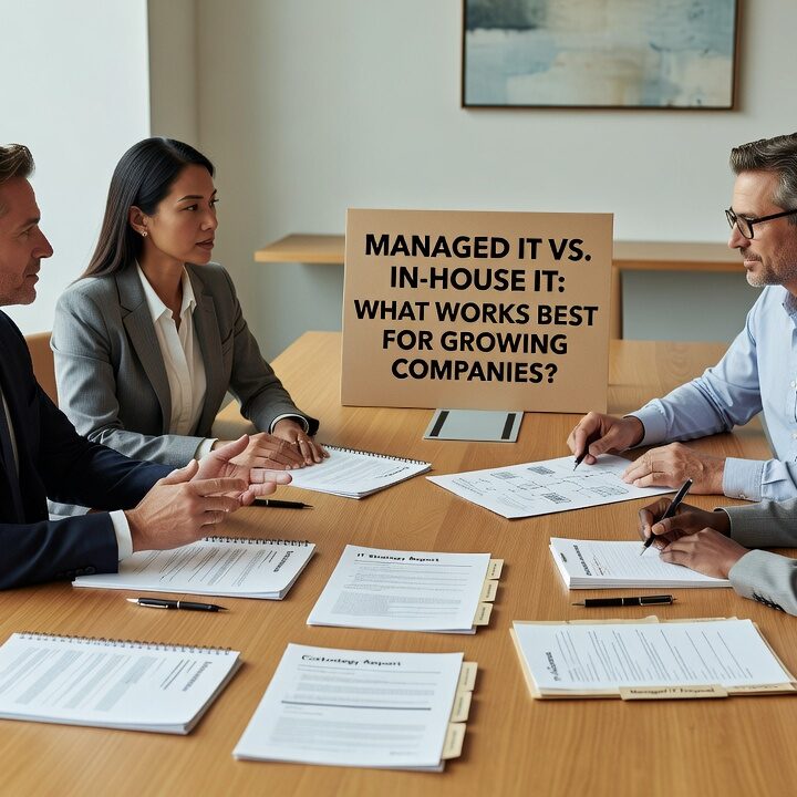 Managed IT vs. In-House IT: What Works Best for Growing Companies? Featured Image Comparing managed IT services vs in-house IT? Here's a plain-English breakdown of cost, coverage, and risk for companies with 25–200 employees.
