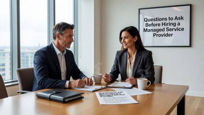 Questions to Ask Before Hiring a Managed Service Provider Featured Image Know what to ask before hiring a managed service provider. A practical checklist covering response times, contracts, exclusions, and common blind spots.